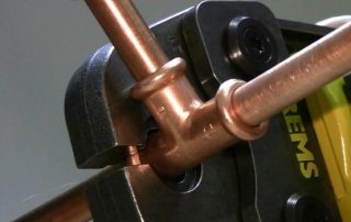 DIY copper pipe installation