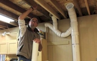 ventilation par bricolage à partir de tuyaux d'égout