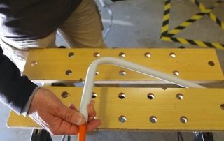 How to bend plastic pipes