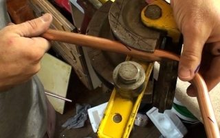 How to bend a copper tube at home