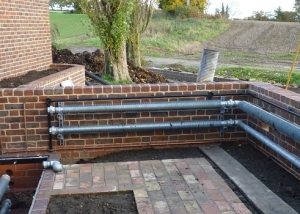 Metal pipes for heating