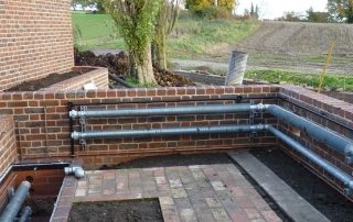 Metal pipes for heating