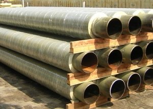 Steel pipe in isolation PPU