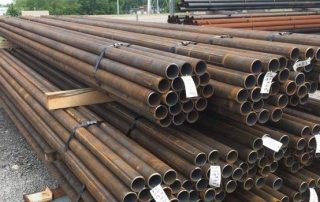 Pipe for fence posts