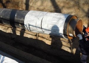 Weight of pipe in insulation foam