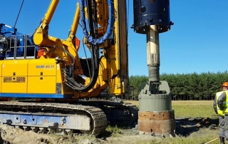 Casing piles