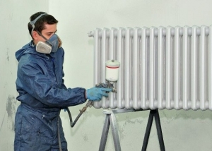 Paint for heating radiators