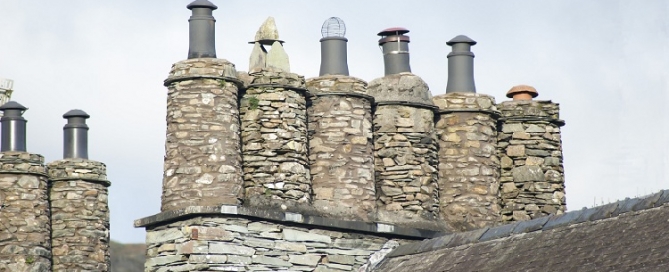 Roof chimney trim